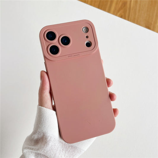 For iPhone 17 Pro Max Case Precision Cutout TPU Protective Phone Cover - Pink