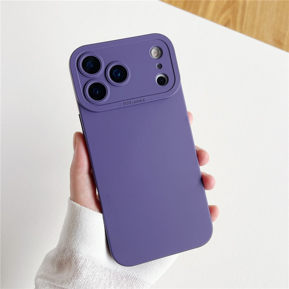 For iPhone 17 Pro Max Case Precision Cutout TPU Protective Phone Cover - Dark Purple
