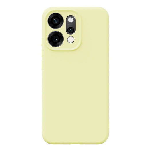 YCADEN For Oppo Reno14 Pro 5G (Global) Case Precise Cutouts TPU Phone Back Cover - Cream Yellow