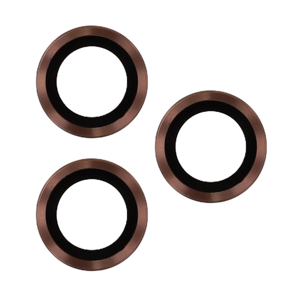 For iPhone 17 Pro Max Magnetic Case TPU PC Clear Phone Cover with Lens Frame Kickstand  /  Lens Film - Gold