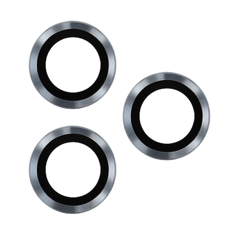 For iPhone 17 Pro Max Magnetic Case TPU PC Clear Phone Cover with Lens Frame Kickstand  /  Lens Film - Baby Blue