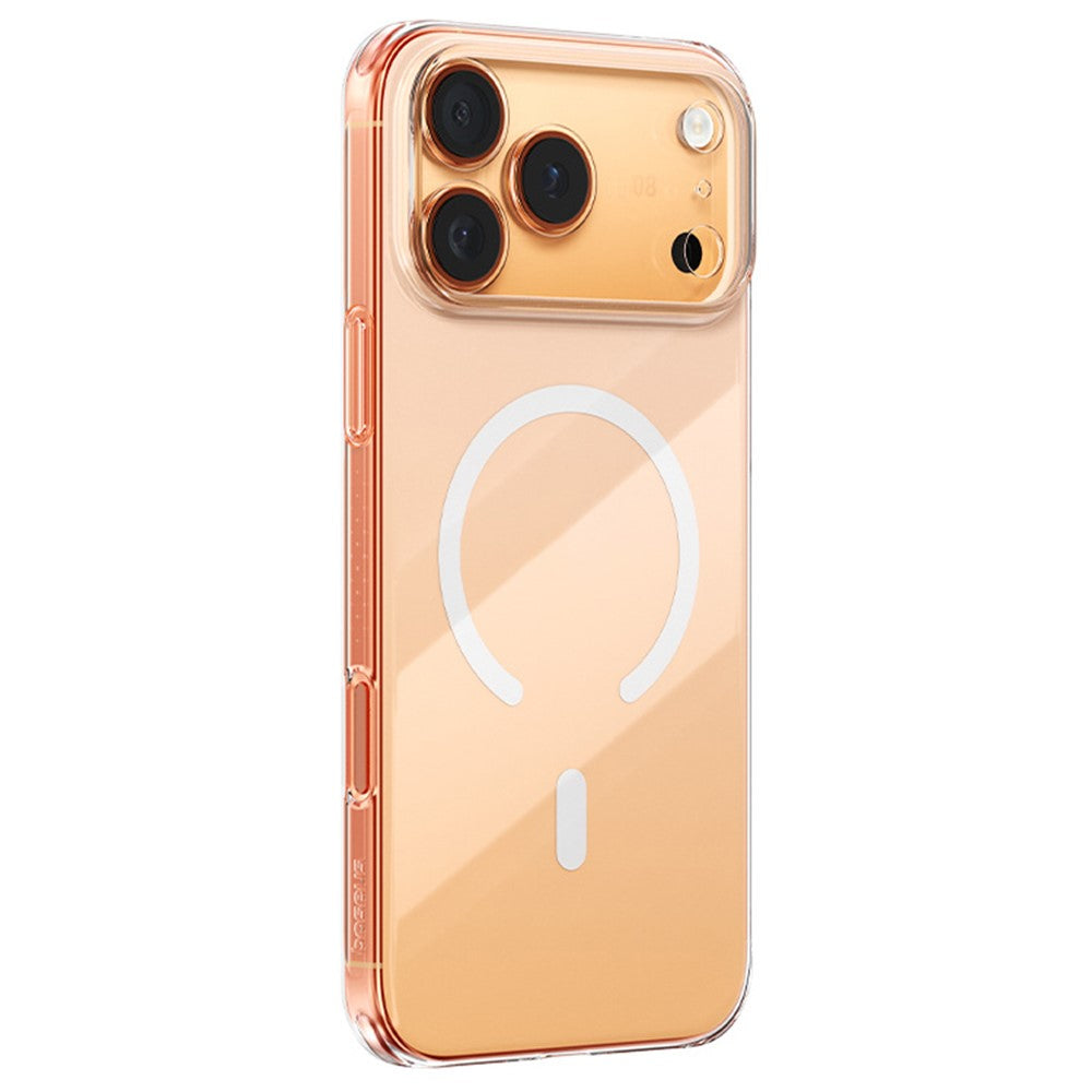 BASEUS Crystal Series For iPhone 17 Pro Max Case Compatible with MagSafe Slim Clear PC Phone Cover