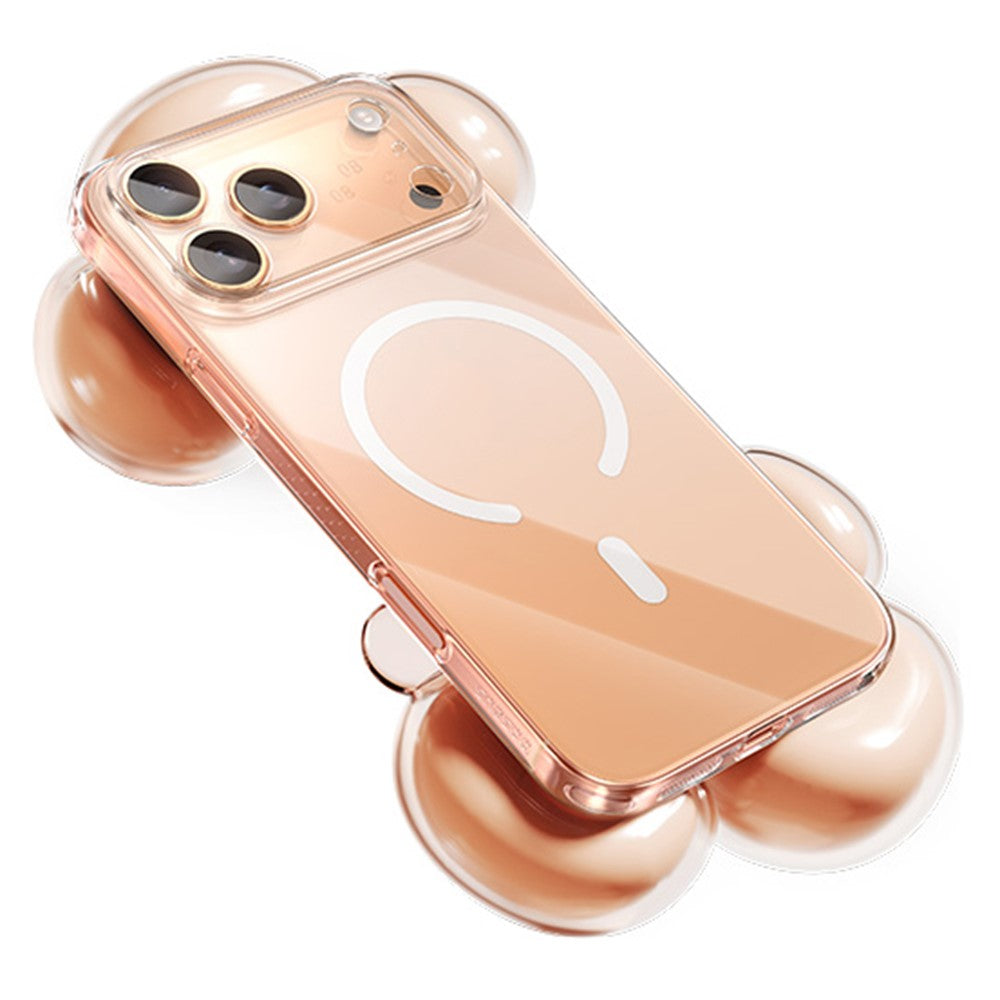 BASEUS Crystal Series For iPhone 17 Pro Max Case Compatible with MagSafe Slim Clear PC Phone Cover