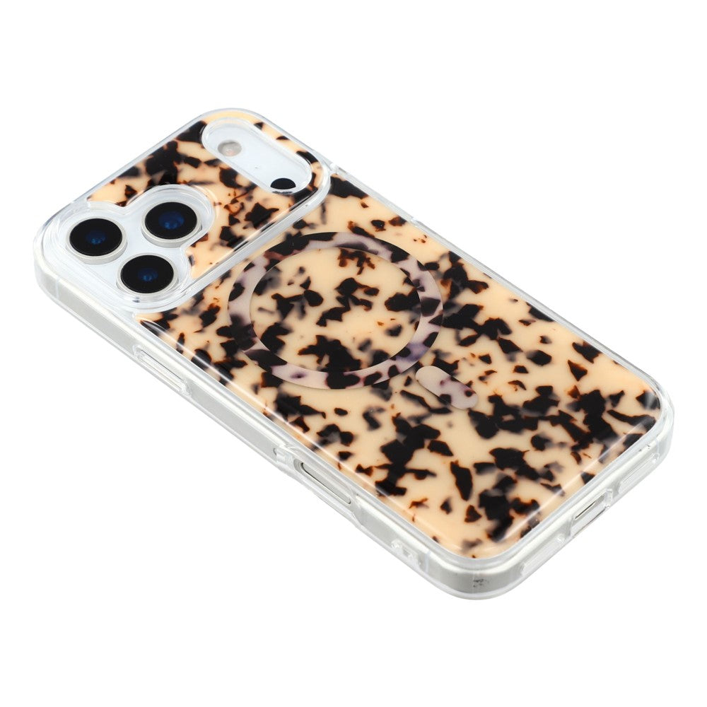 JAUCASE For iPhone 17 Pro Max Case Compatible with MagSafe Shell Design TPU + PC Phone Cover - Natural-colored Shell