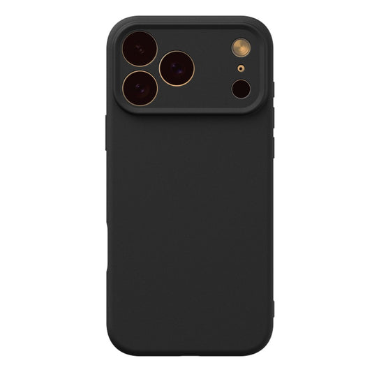 YCADEN For iPhone 17 Pro Max Case Precise Cutouts TPU Phone Back Cover - Black