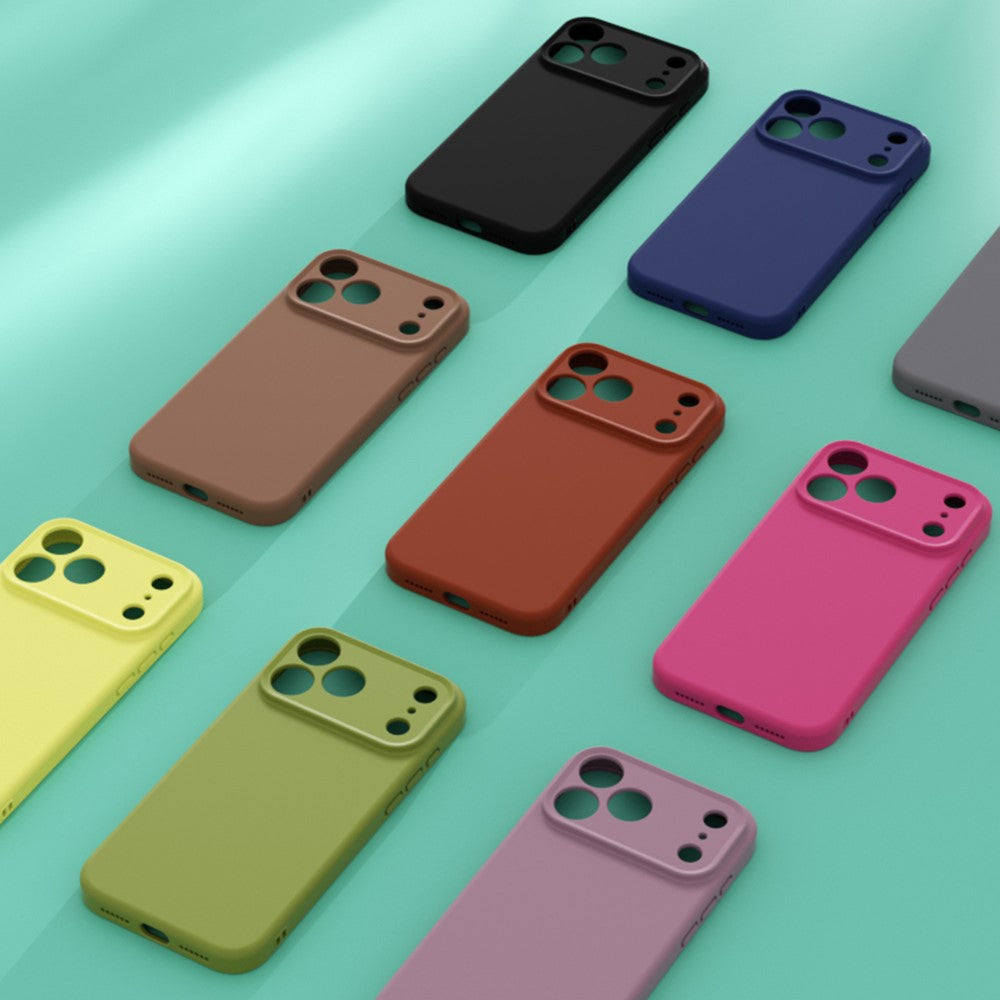 YCADEN For iPhone 17 Pro Max Case Precise Cutouts TPU Phone Back Cover - Blackcurrant
