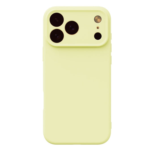 YCADEN For iPhone 17 Pro Max Case Precise Cutouts TPU Phone Back Cover - Cream Yellow