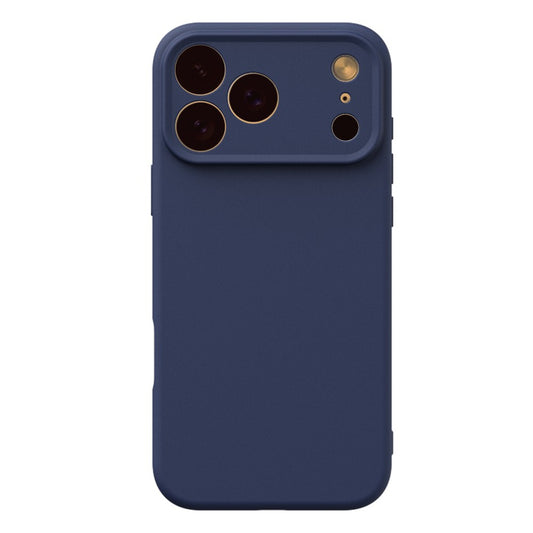 YCADEN For iPhone 17 Pro Max Case Precise Cutouts TPU Phone Back Cover - Dark Blue