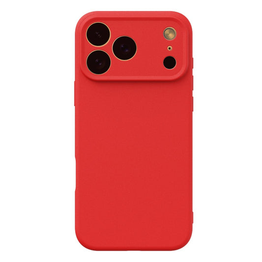 YCADEN For iPhone 17 Pro Max Case Precise Cutouts TPU Phone Back Cover - Chinese Red