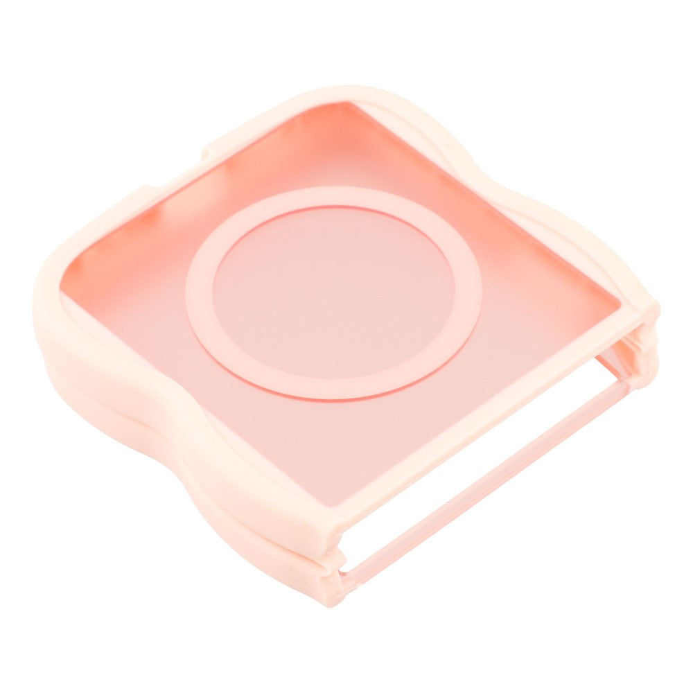 For Samsung Galaxy Z Flip7 5G Case Compatible with MagSafe TPU + PC Phone Back Cover Skin Touch Wave Shape - Pink