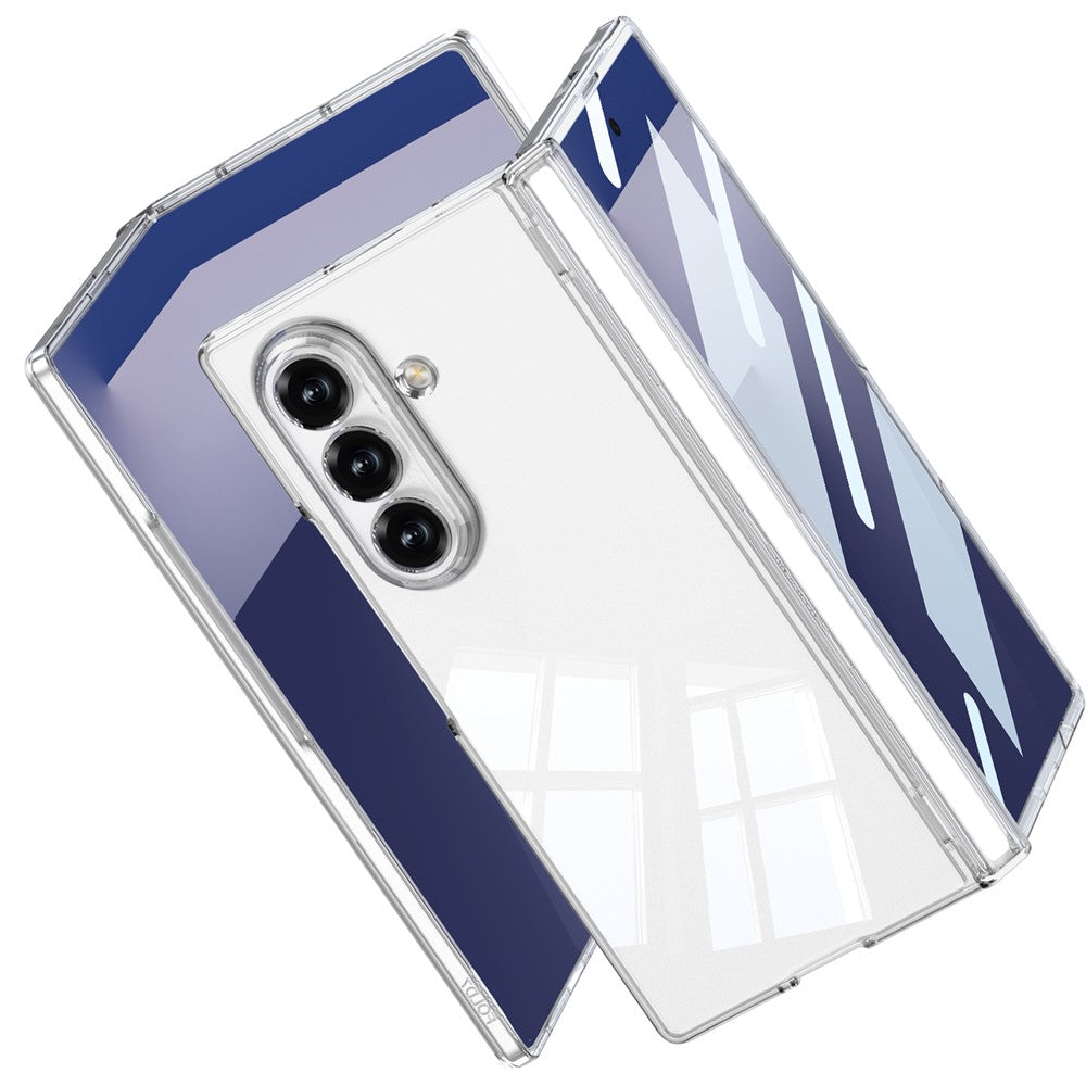 GKK For Samsung Galaxy Z Fold7 5G Case Magnetic Hinge Protection Hard PC Clear Phone Cover