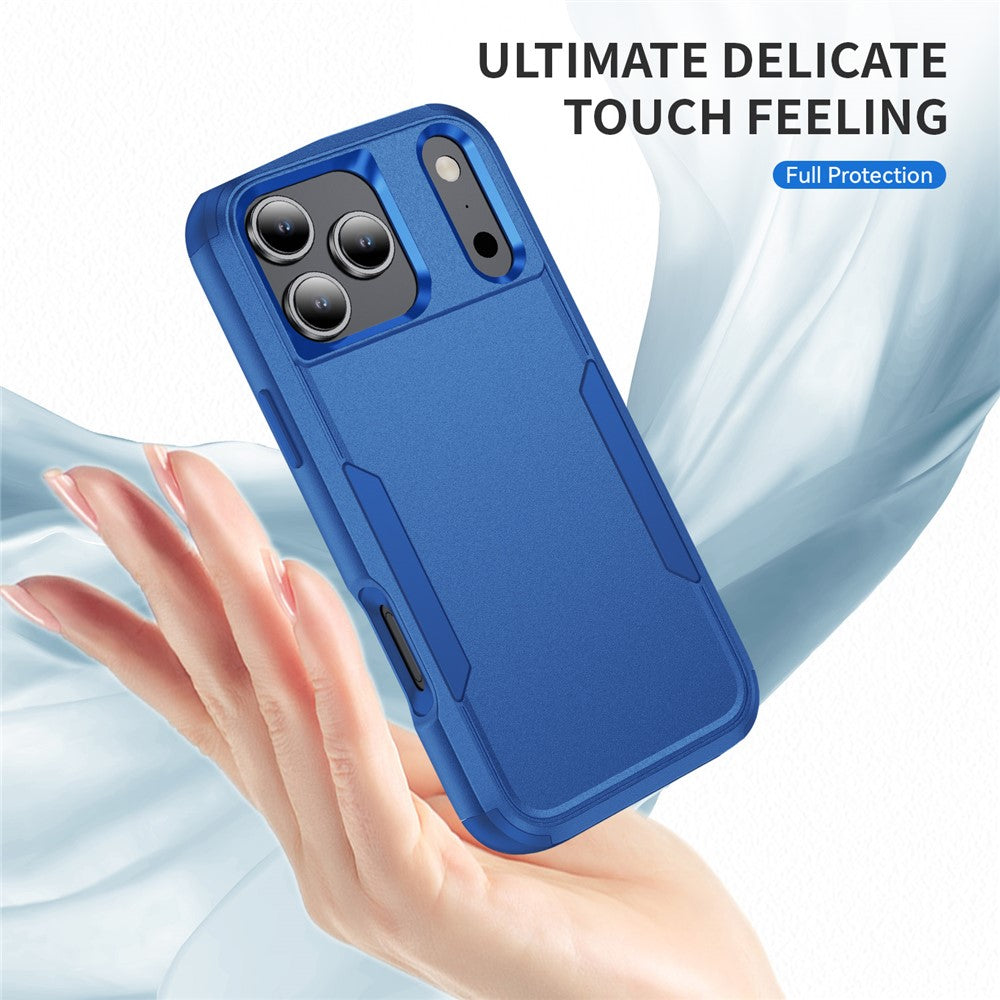 For iPhone 17 Pro Max Case 3 in 1 Shockproof TPU PC Phone Cover - Sapphire