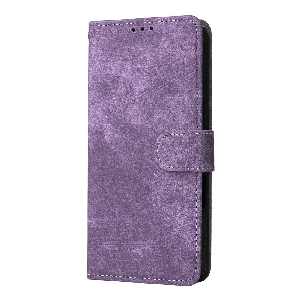 For iPhone 17 Pro Max Case Wallet RFID Blocking PU Leather Phone Cover Stand with Strap - Purple