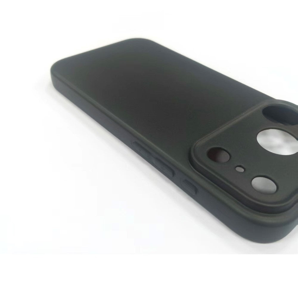 Bulk Purchasing 25Pcs For iPhone 17 Pro Max Case 1.2mm TPU Matte Phone Cover - Black