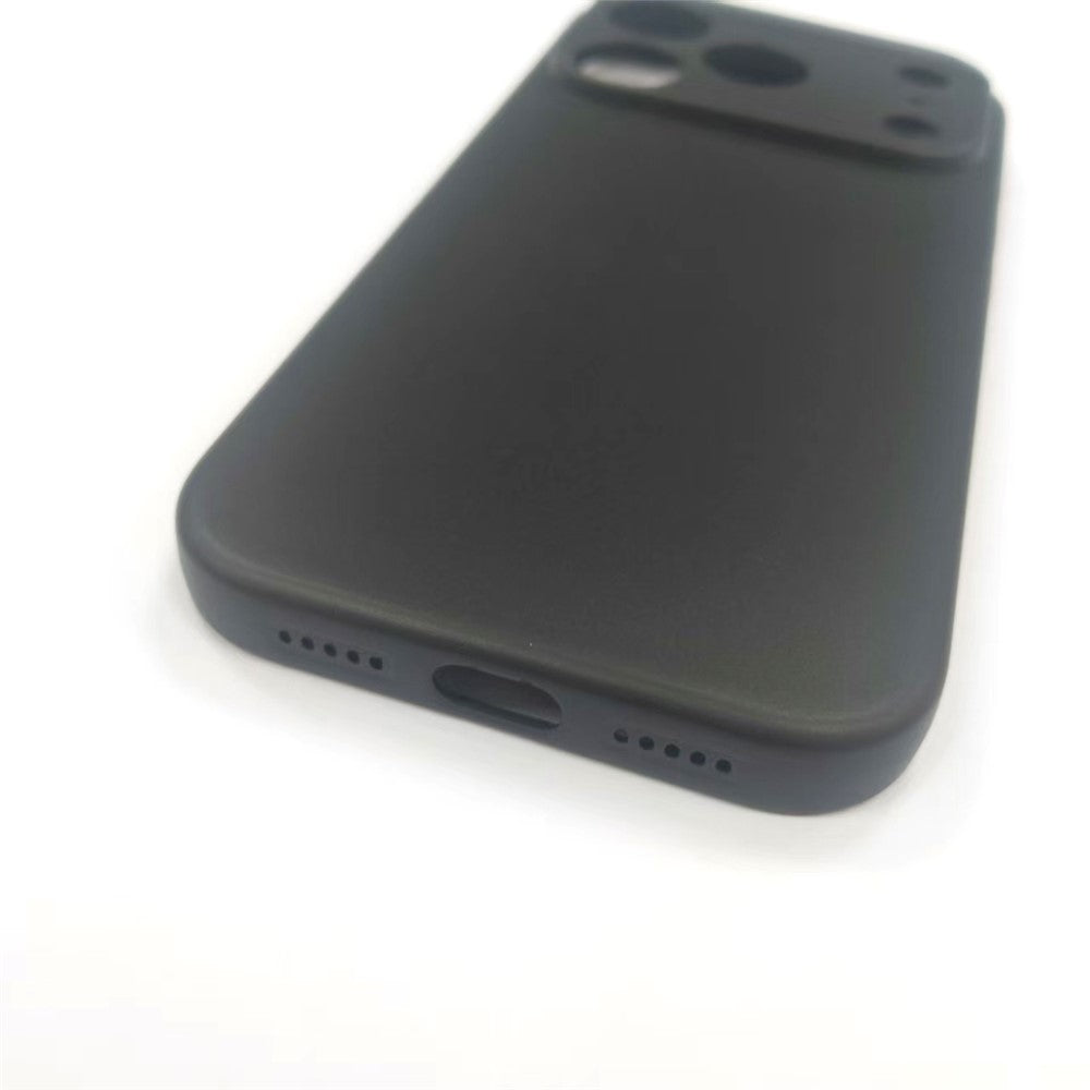 Bulk Purchasing 25Pcs For iPhone 17 Pro Max Case 1.2mm TPU Matte Phone Cover - Black