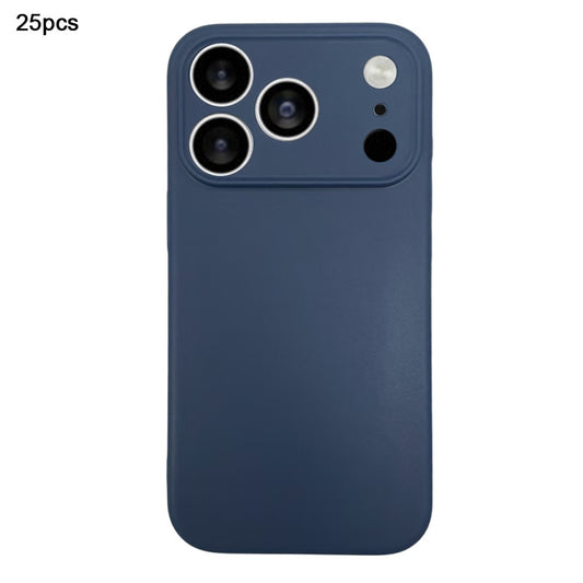 Bulk Purchasing 25Pcs For iPhone 17 Pro Max Case 1.2mm TPU Matte Phone Cover - Sapphire
