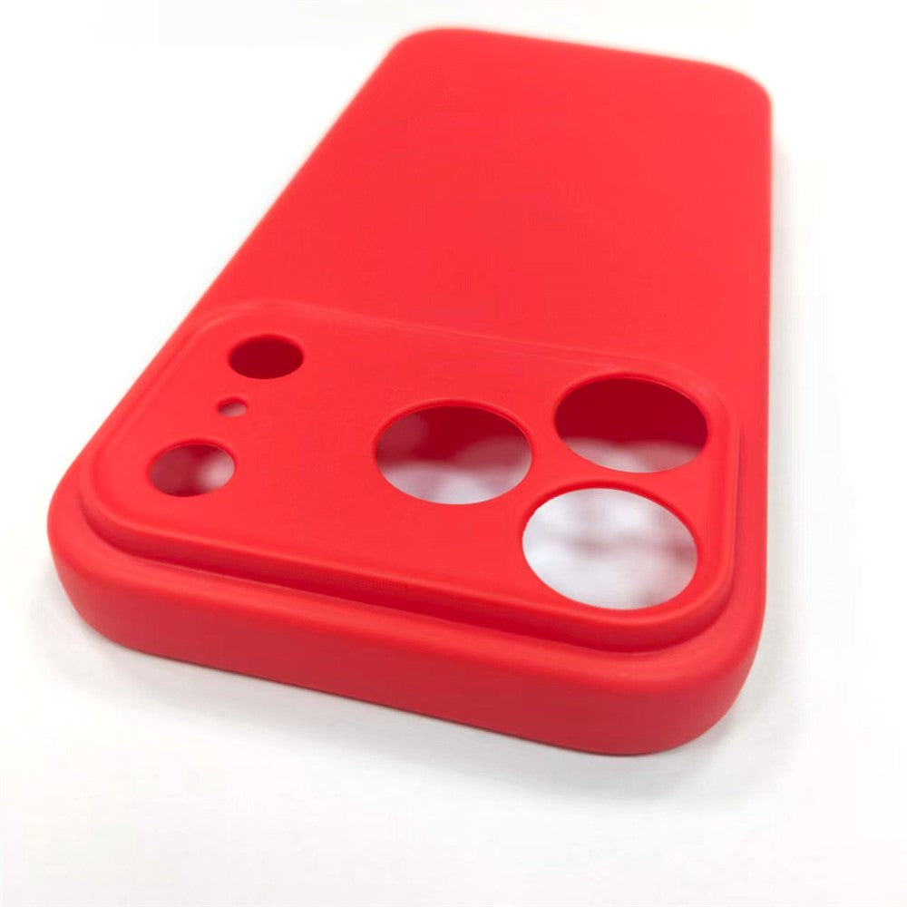 Bulk Purchasing 25Pcs For iPhone 17 Pro Max Case 1.2mm TPU Matte Phone Cover - Red