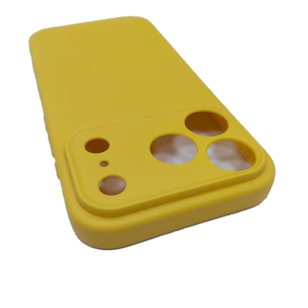 Bulk Purchasing 25Pcs For iPhone 17 Pro Max Case 1.2mm TPU Matte Phone Cover - Yellow