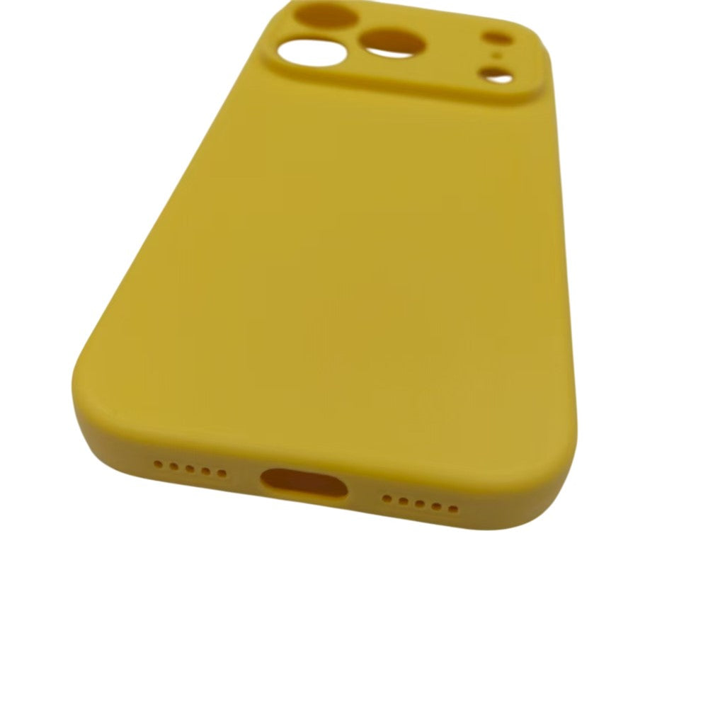 Bulk Purchasing 25Pcs For iPhone 17 Pro Max Case 1.2mm TPU Matte Phone Cover - Yellow