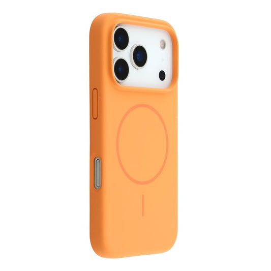 X-LEVEL For iPhone 17 Pro Max Case Compatible with MagSafe Liquid Silicone Phone Back Cover Skin Touch - Orange