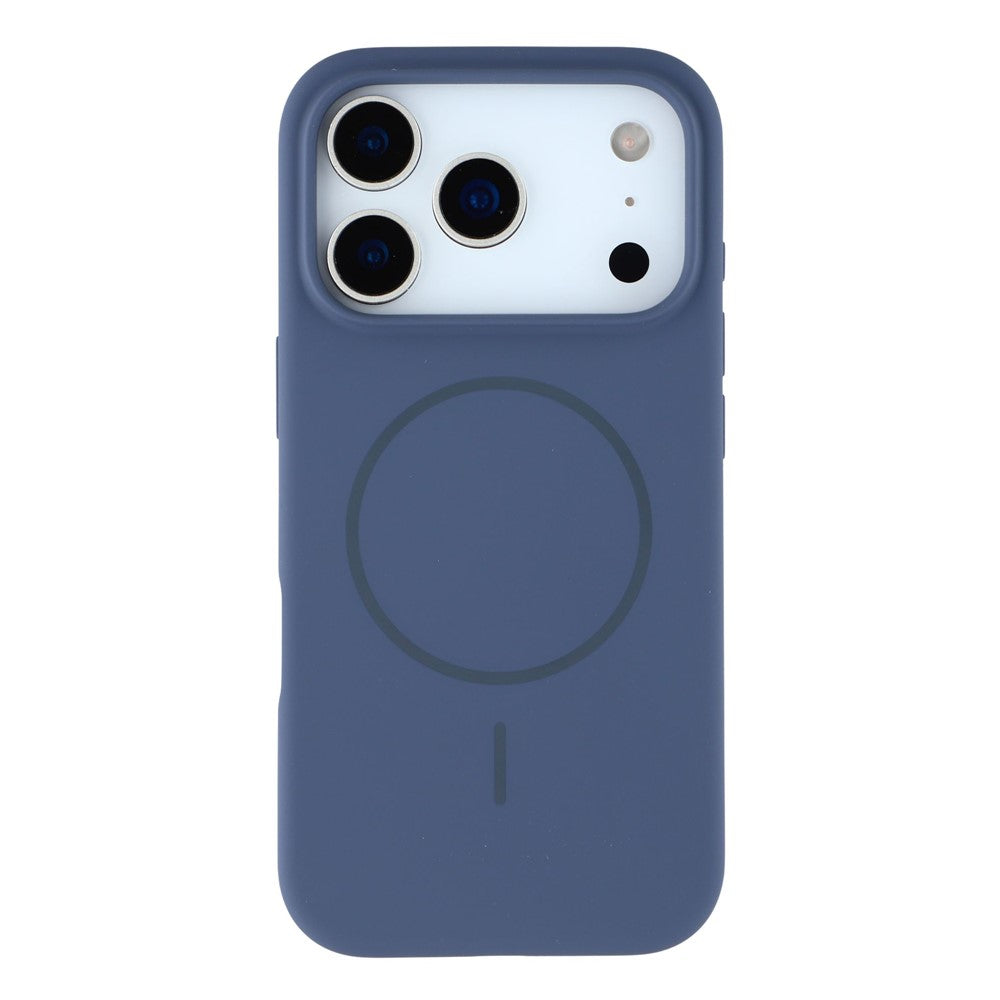 X-LEVEL For iPhone 17 Pro Max Case Compatible with MagSafe Liquid Silicone Phone Back Cover Skin Touch - Blue