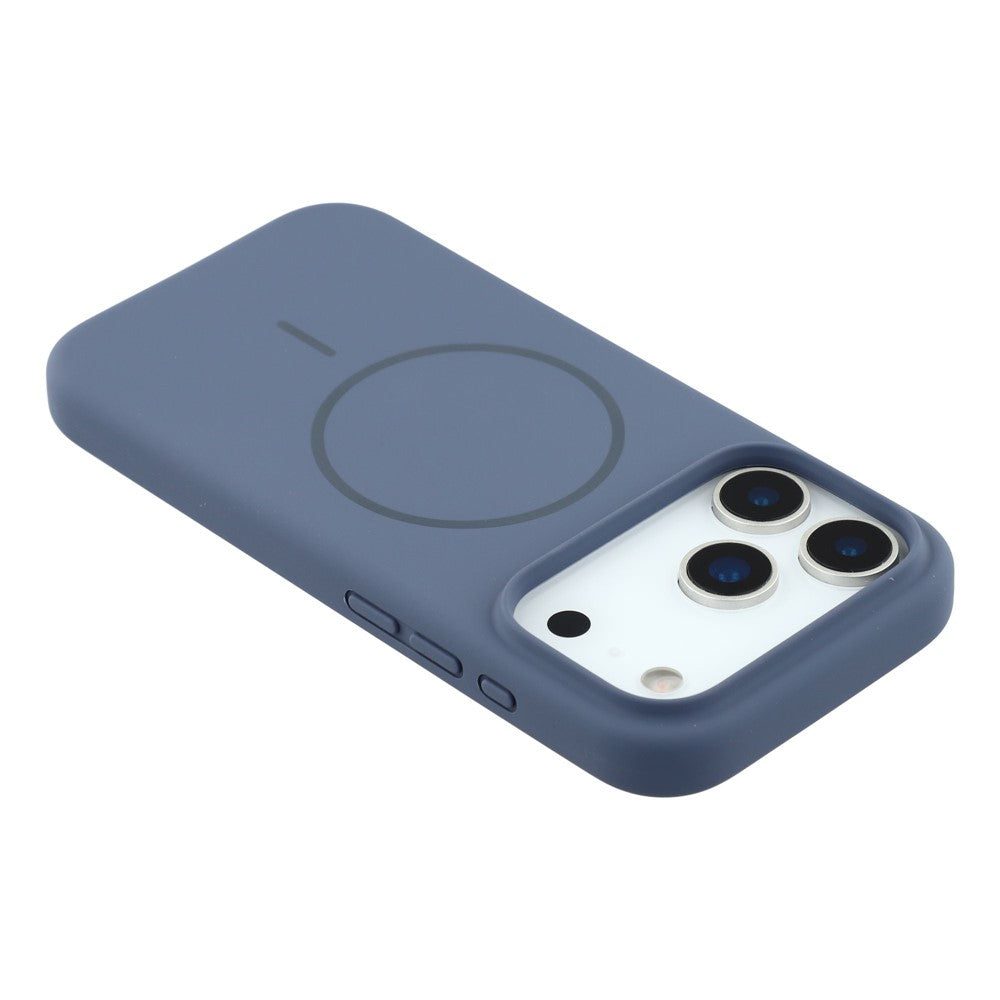 X-LEVEL For iPhone 17 Pro Max Case Compatible with MagSafe Liquid Silicone Phone Back Cover Skin Touch - Blue