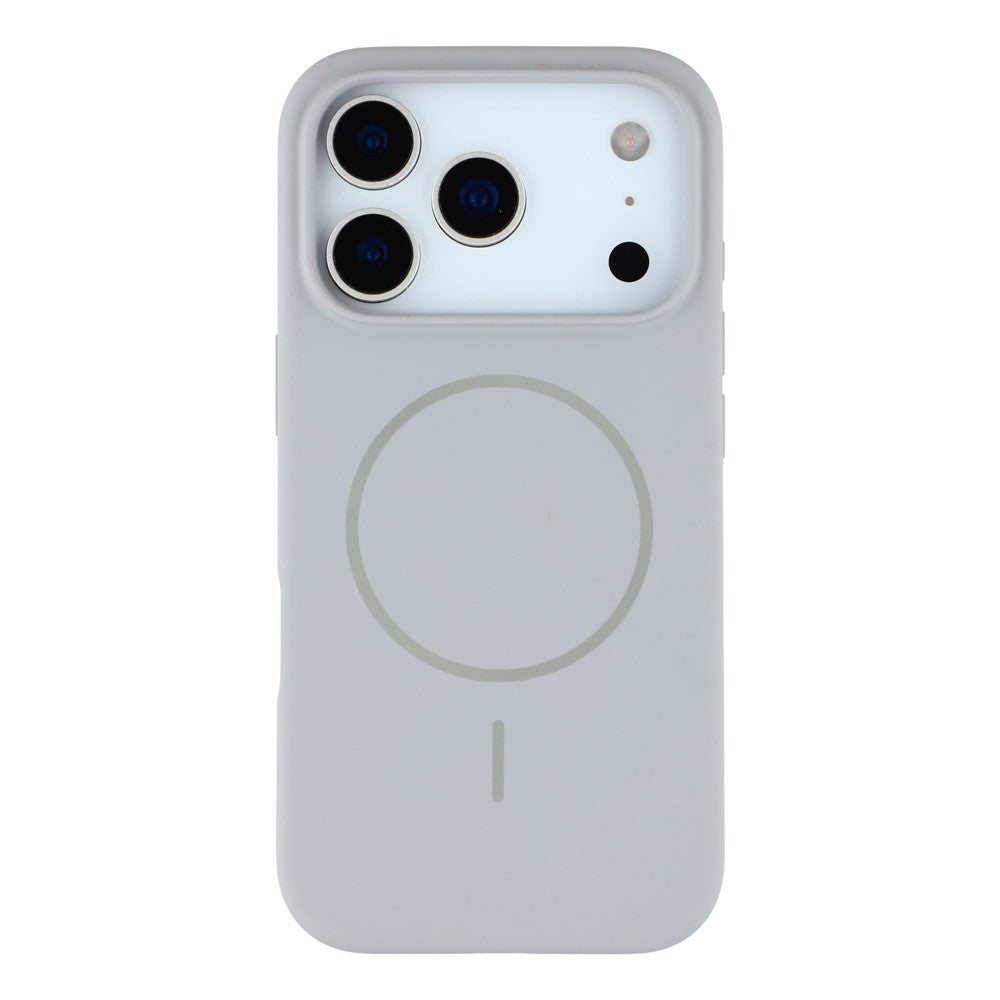 X-LEVEL For iPhone 17 Pro Max Case Compatible with MagSafe Liquid Silicone Phone Back Cover Skin Touch - Grey