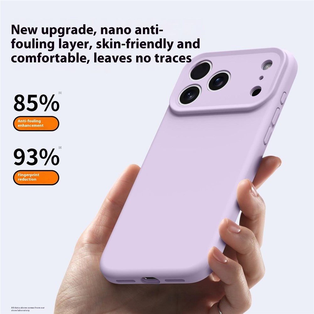 For iPhone 17 Pro Max Case Compatible with MagSafe Precise Cutouts Liquid Silicone Protective Back Cover - Light Purple