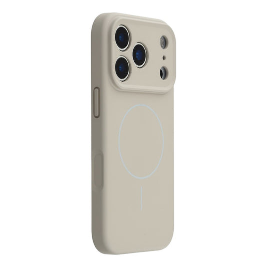 YCADEN For iPhone 17 Pro Max Case Compatible with MagSafe Precise Cutouts TPU Phone Back Cover - Pebble Grey