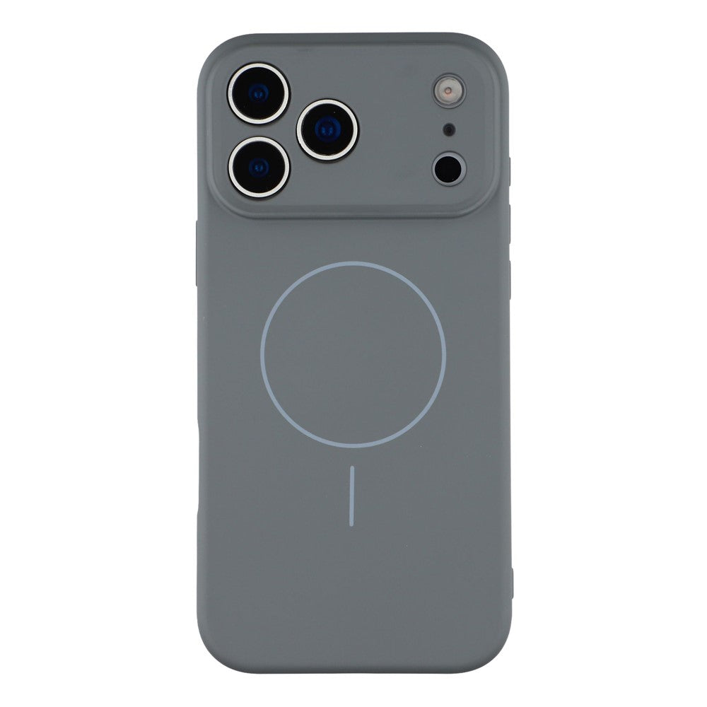 YCADEN For iPhone 17 Pro Max Case Compatible with MagSafe Precise Cutouts TPU Phone Back Cover - Charcoal Grey