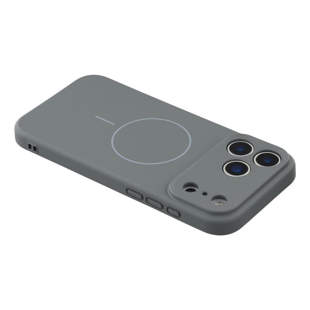 YCADEN For iPhone 17 Pro Max Case Compatible with MagSafe Precise Cutouts TPU Phone Back Cover - Charcoal Grey