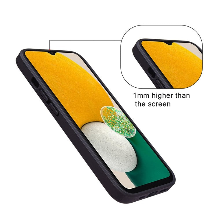 KSQ Style-A For Samsung Galaxy A73 5G PU Leather Coated TPU Protective Cover Card Slots Design Shockproof Back Case - Blue