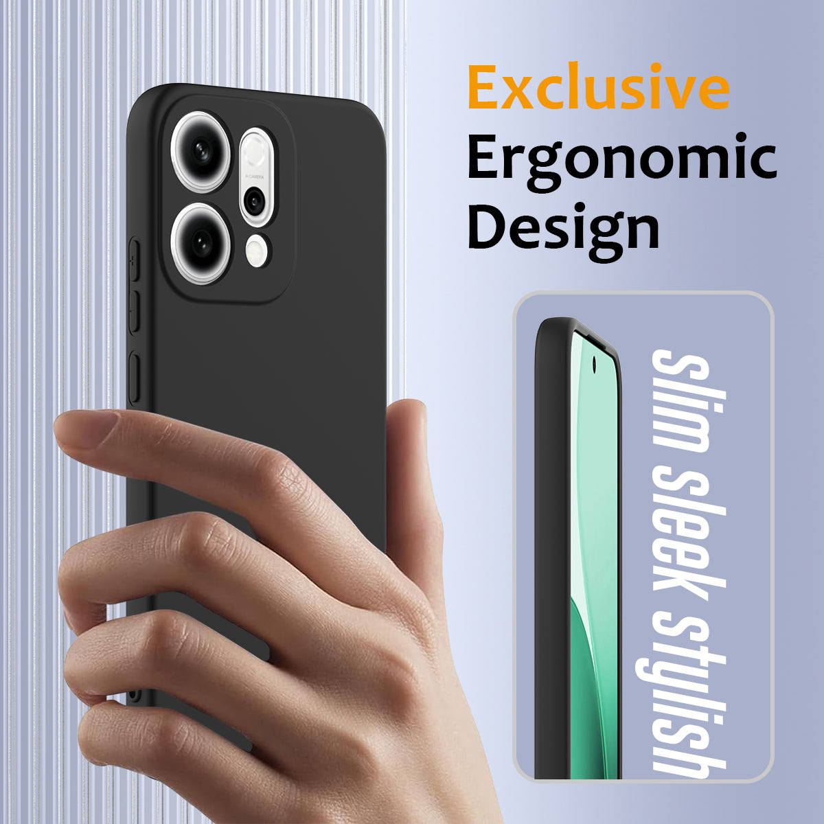 For Oppo Reno14 Pro 5G (China) / Oppo Reno14 Pro 5G (Global) Case Compatible with MagSafe Anti-Drop Liquid Silicone Phone Cover - Black