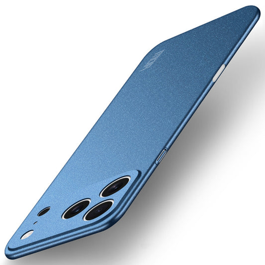 For iPhone 17 Pro Max PC Case MOFI Shield Matte Series Slim Fit Phone Cover - Blue