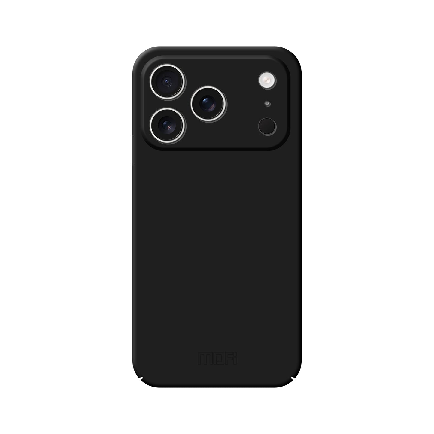 For iPhone 17 Pro Max Phone Case MOFI JK Qin Series Skin-Touch Matte Anti-fingerprint Back Cover - Black