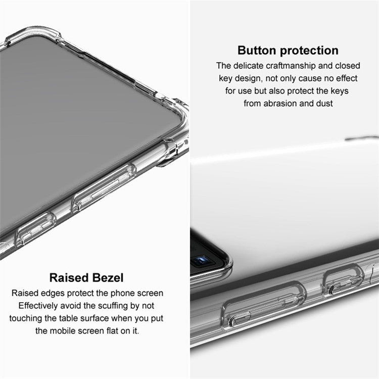 IMAK For Honor X30 5G / X40 GT 5G / Magic4 Lite 5G Four Corner Airbag Drop-proof TPU Case Anti-scratch Phone Cover - Transparent