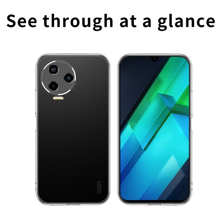 MOFI For Infinix Note 12 Pro 4G Protective Phone Cover, Bump Proof Transparent Flexible TPU Shell Case
