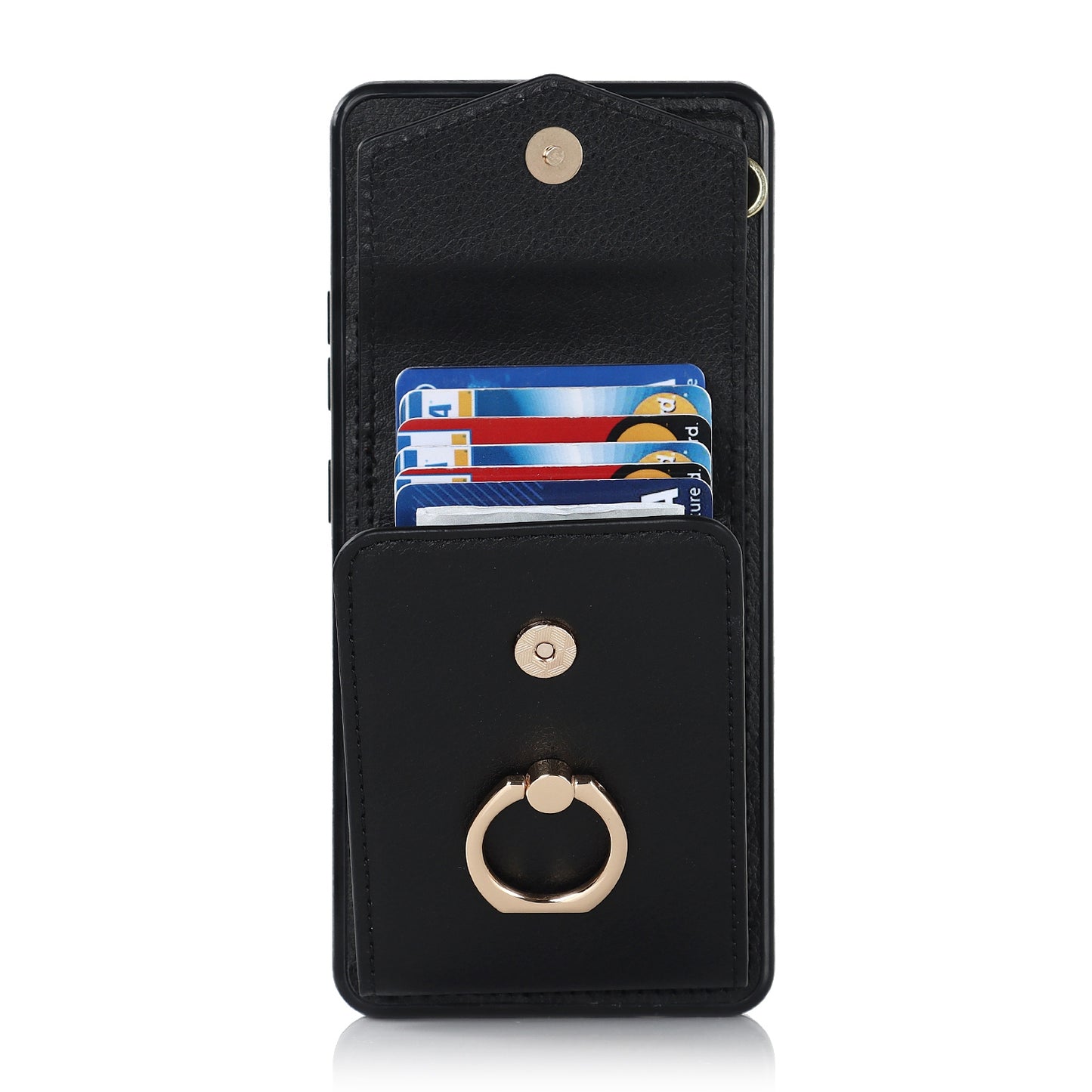 For Samsung Galaxy S20 FE 5G / S20 FE / S20 FE 2022 / S20 Lite Accordion Style PU Leather+TPU Kickstand Case RFID Blocking Multiple Card Slots Phone Cover - Black