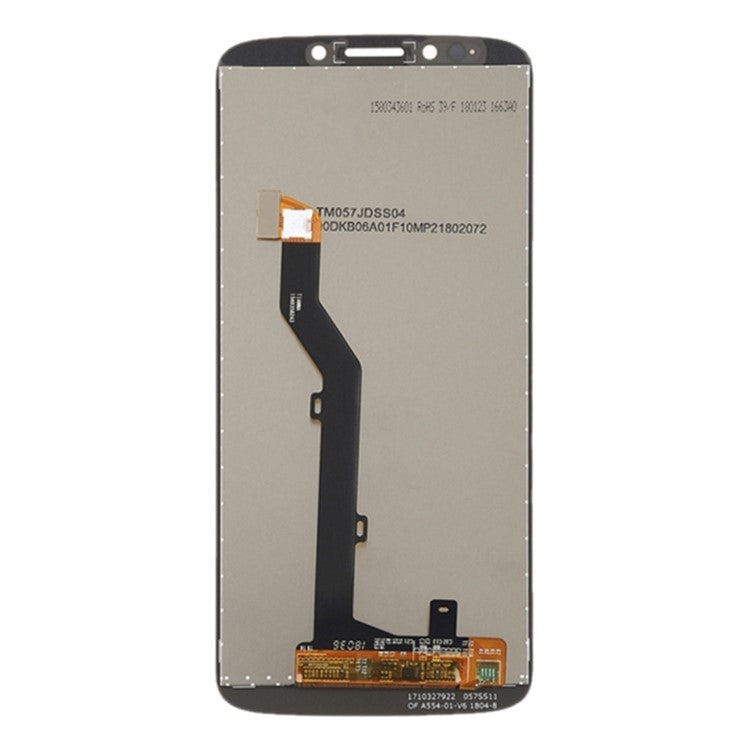 For Motorola Moto G6 Play Grade C LCD Screen and Digitizer Assembly Part (without Logo) - Black