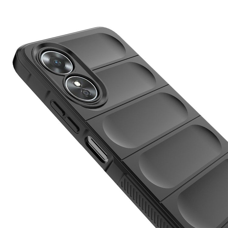 Shockproof Mobile Phone Cover for Oppo A17 4G, Drop Protection Soft TPU Protective Case - White