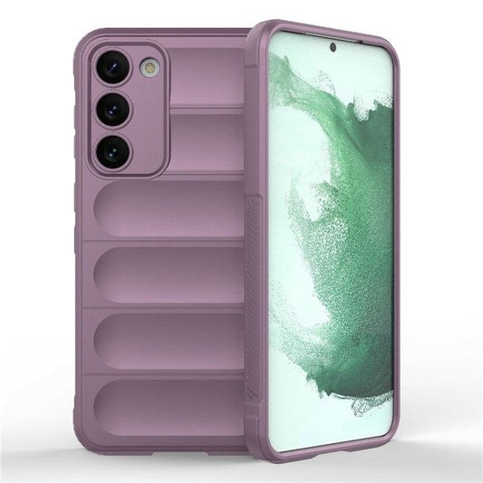 Cell Phone Case for Samsung Galaxy S23, Flexible TPU Drop Protection Rugged Back Cover - Light Purple