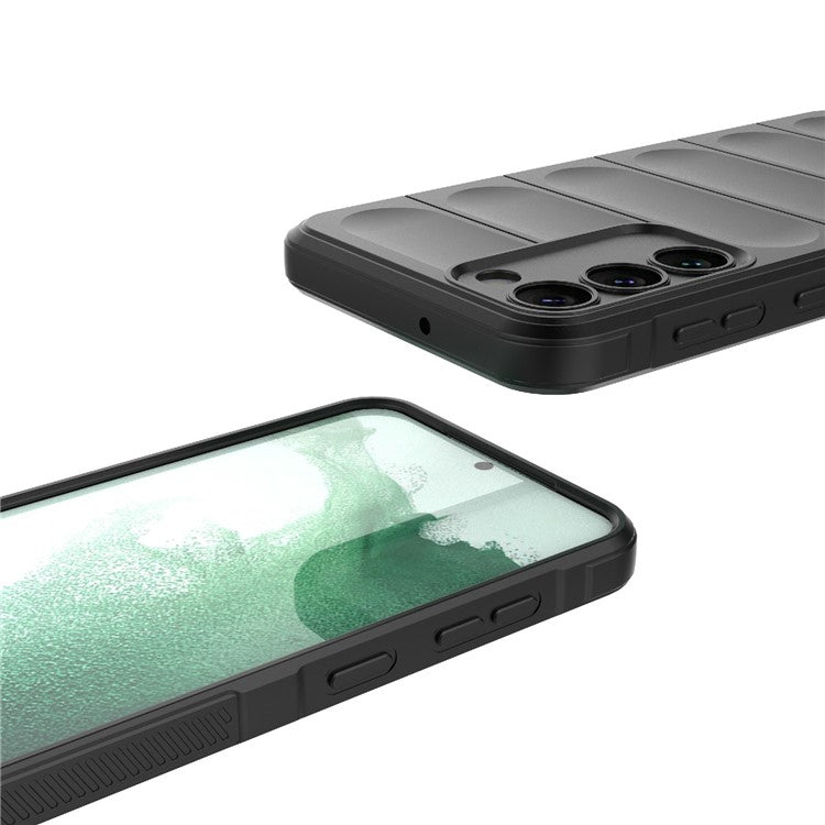 Cell Phone Case for Samsung Galaxy S23, Flexible TPU Drop Protection Rugged Back Cover - Light Purple