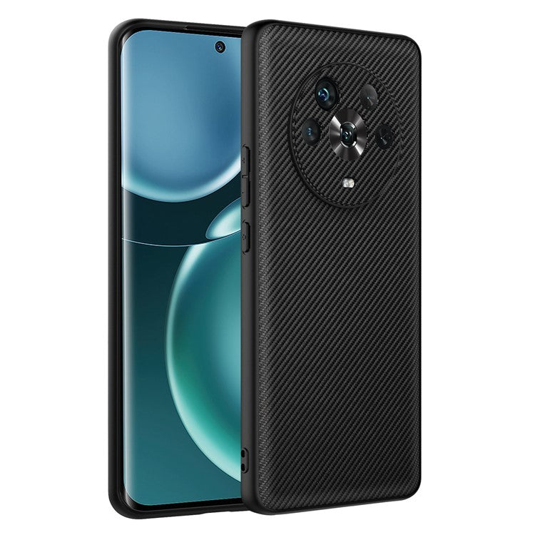 VILI TC Series for Honor Magic4 5G Shockproof Textured Leather Coated TPU Phone Case Anti-scratch Cell Phone Cover