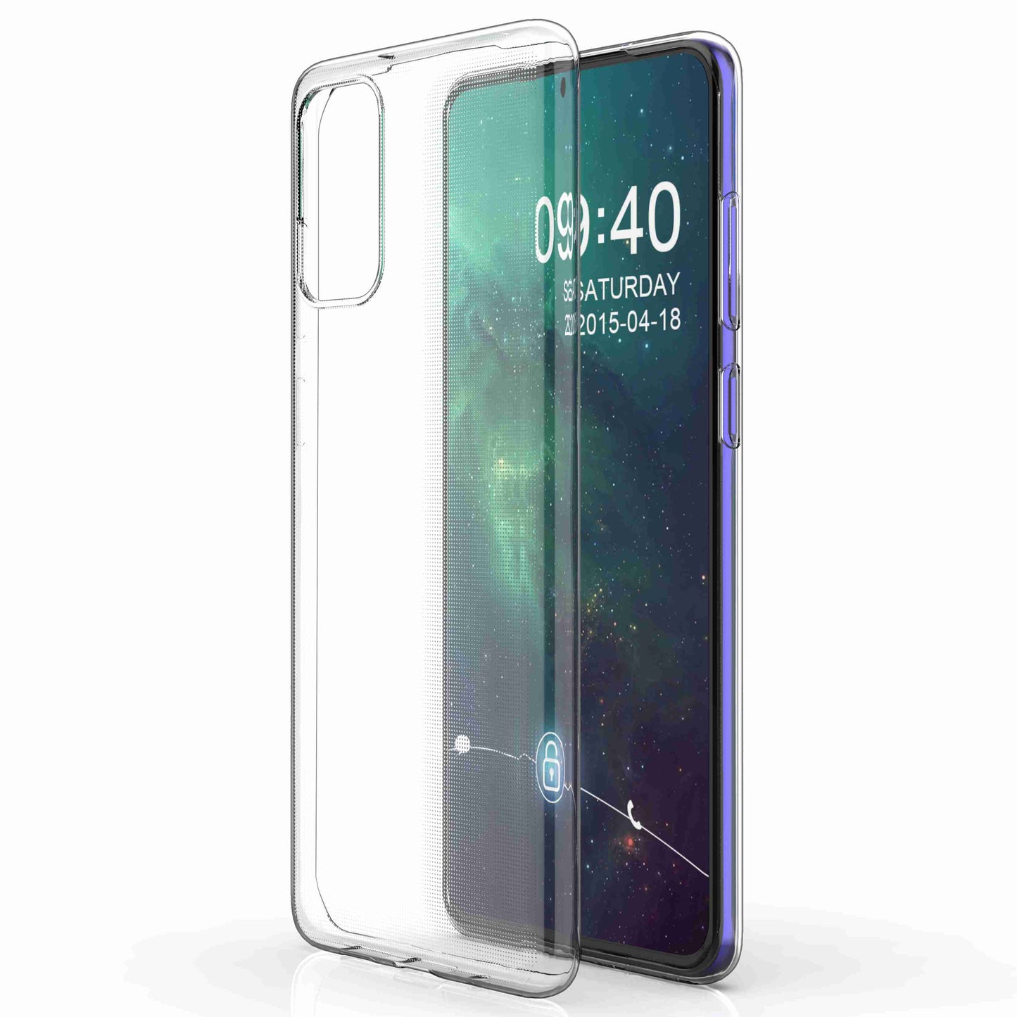 For Samsung Galaxy S20 Plus 4G / 5G Ultra Slim Transparent Soft TPU Phone Case Anti-fingerprint Phone Back Cover
