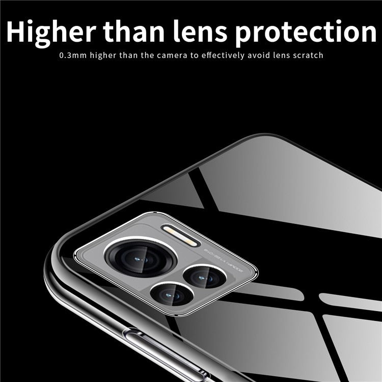 MOFI For Motorola Moto X30 Pro 5G / Edge 30 Ultra 5G Protective Phone Case Transparent Anti-fall TPU Mobile Phone Back Cover
