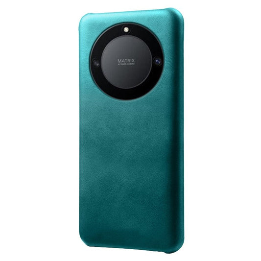For Honor X40 5G / X9a 5G / Magic5 Lite 5G PU Leather + Hard PC Protective Shell Calf Texture Ultra-Thin Fingerprint-Proof Phone Case - Green