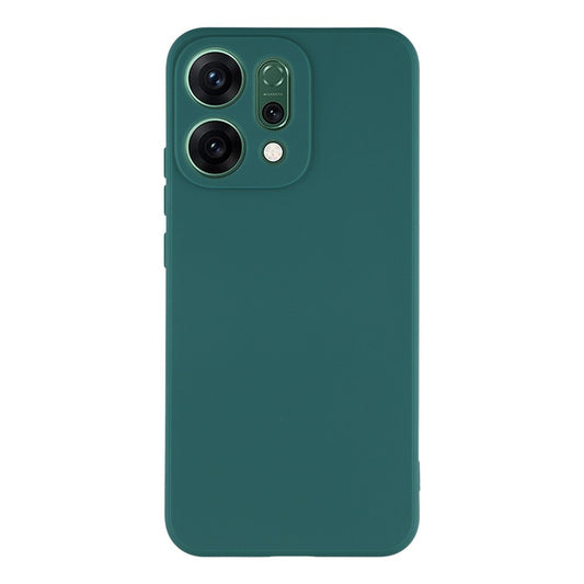 For Oppo Reno14 Pro 5G (Global) Case Precise Cutouts Straight Edge TPU Shockproof Phone Cover - Army Green