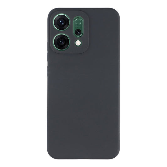 For Oppo Reno14 Pro 5G (Global) Case Precise Cutouts Straight Edge TPU Shockproof Phone Cover - Black