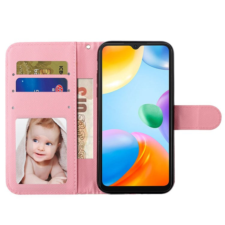 For Samsung Galaxy S23 Ultra 3D Pattern Printing PU Leather Flip Wallet Case Stand Magnetic Shockproof Protective Phone Cover with Strap - Roses