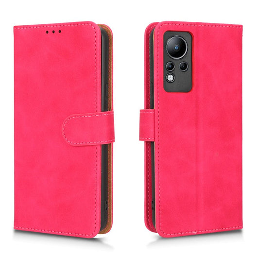 PU Leather Phone Cover for Infinix Note 11, Skin-Touch Feeling Wallet Stand Phone Shell Flip Protection Case - Rose
